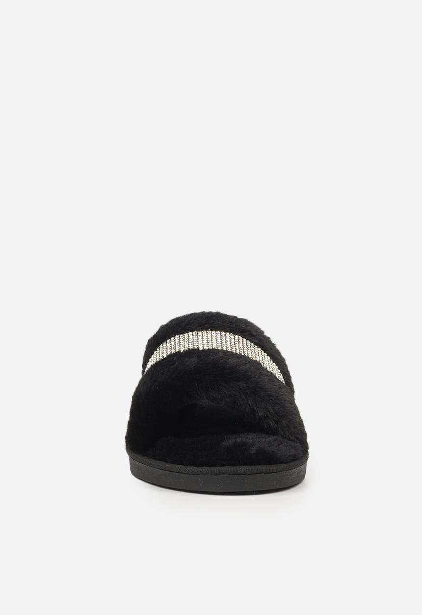 Miss Black - Rella3 slipper - black 