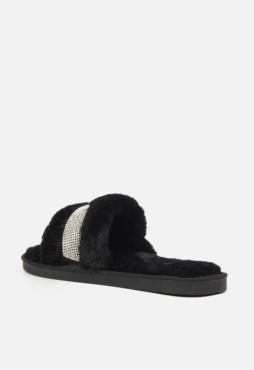 Miss Black - Rella3 slipper - black 