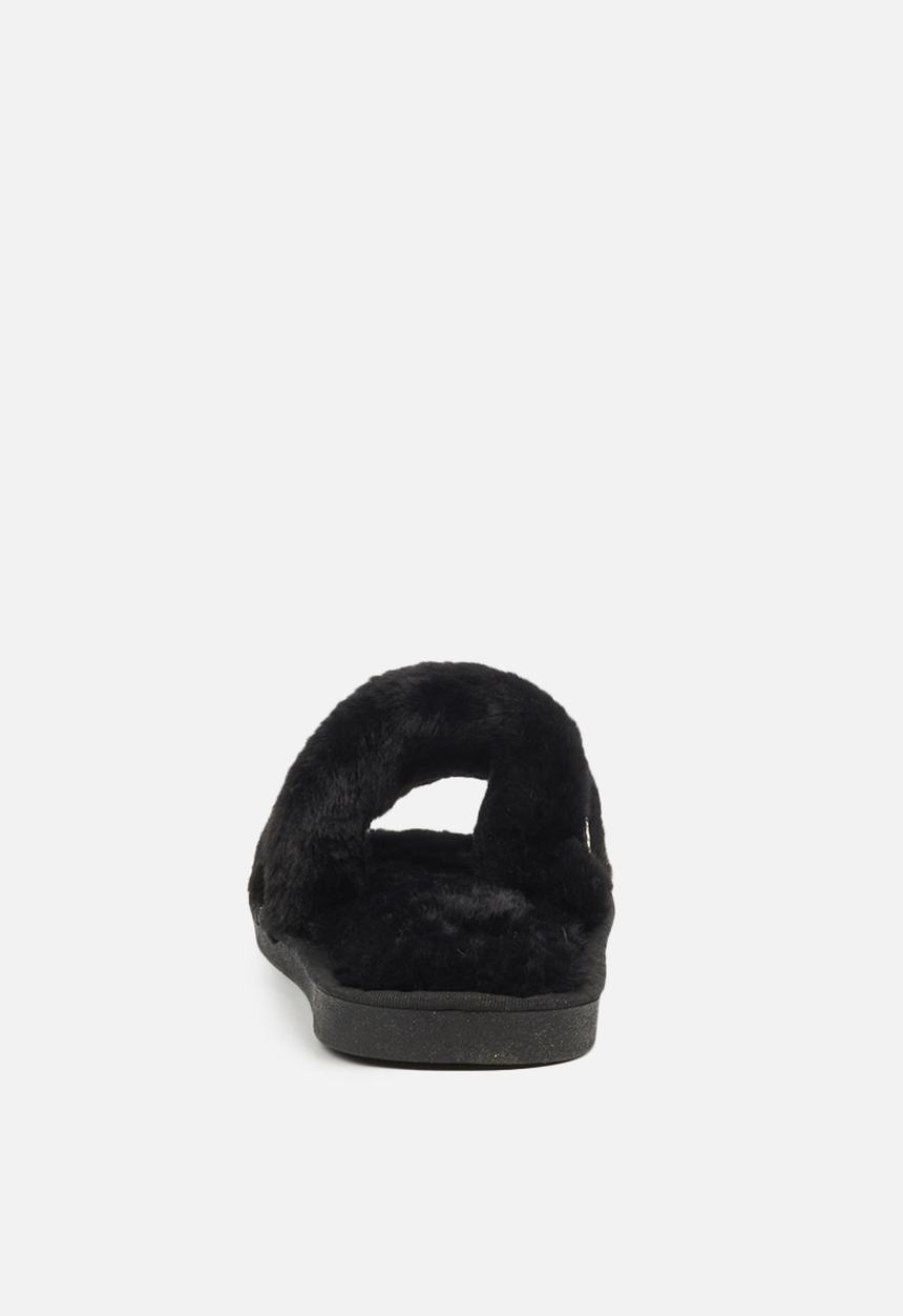 Miss Black - Rella3 slipper - black 