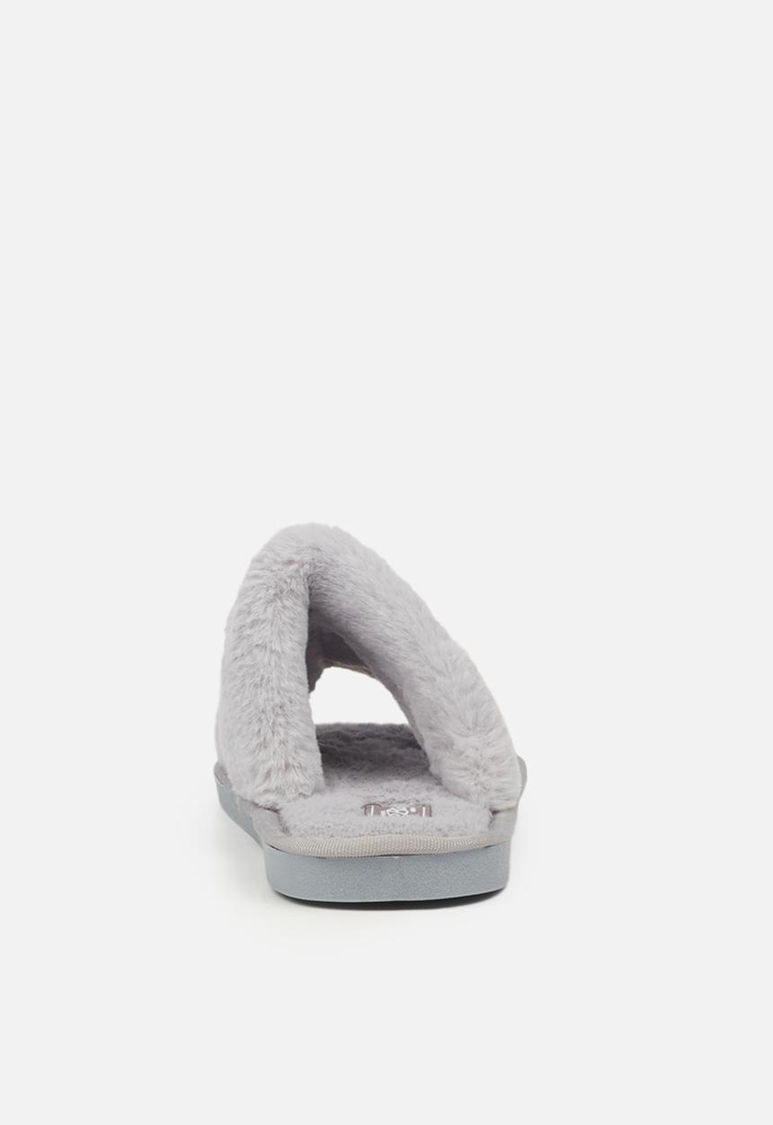 Miss Black - Rella4 slipper - grey