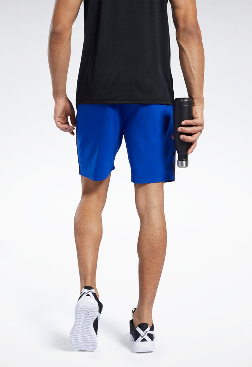 Reebok - Wor comm printed short - cobalt