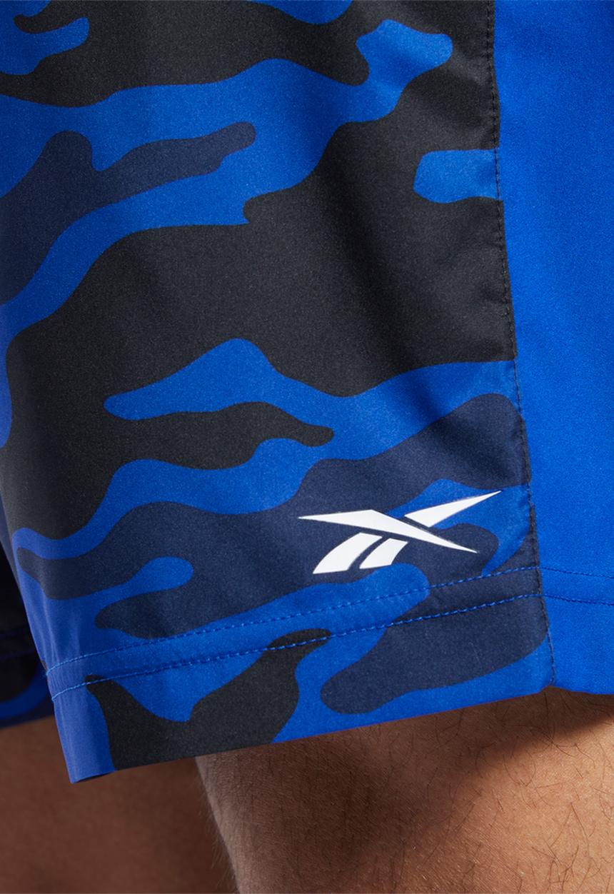 Reebok - Wor comm printed short - cobalt