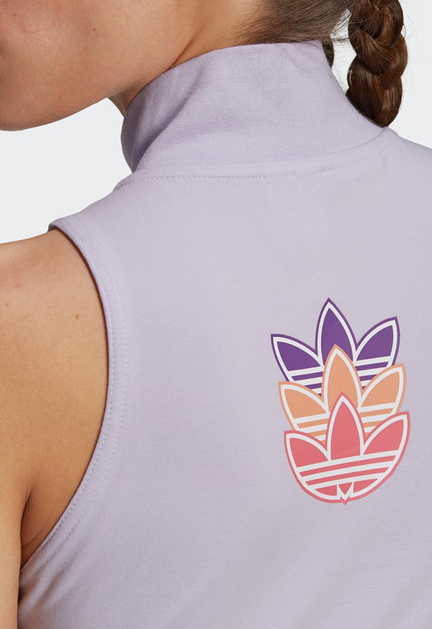 adidas Originals - Crop tank top - purple tint