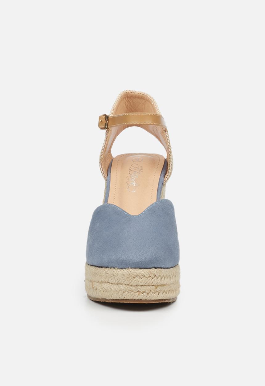 Miss Black - Vendetta1 espadrille wedge - blue