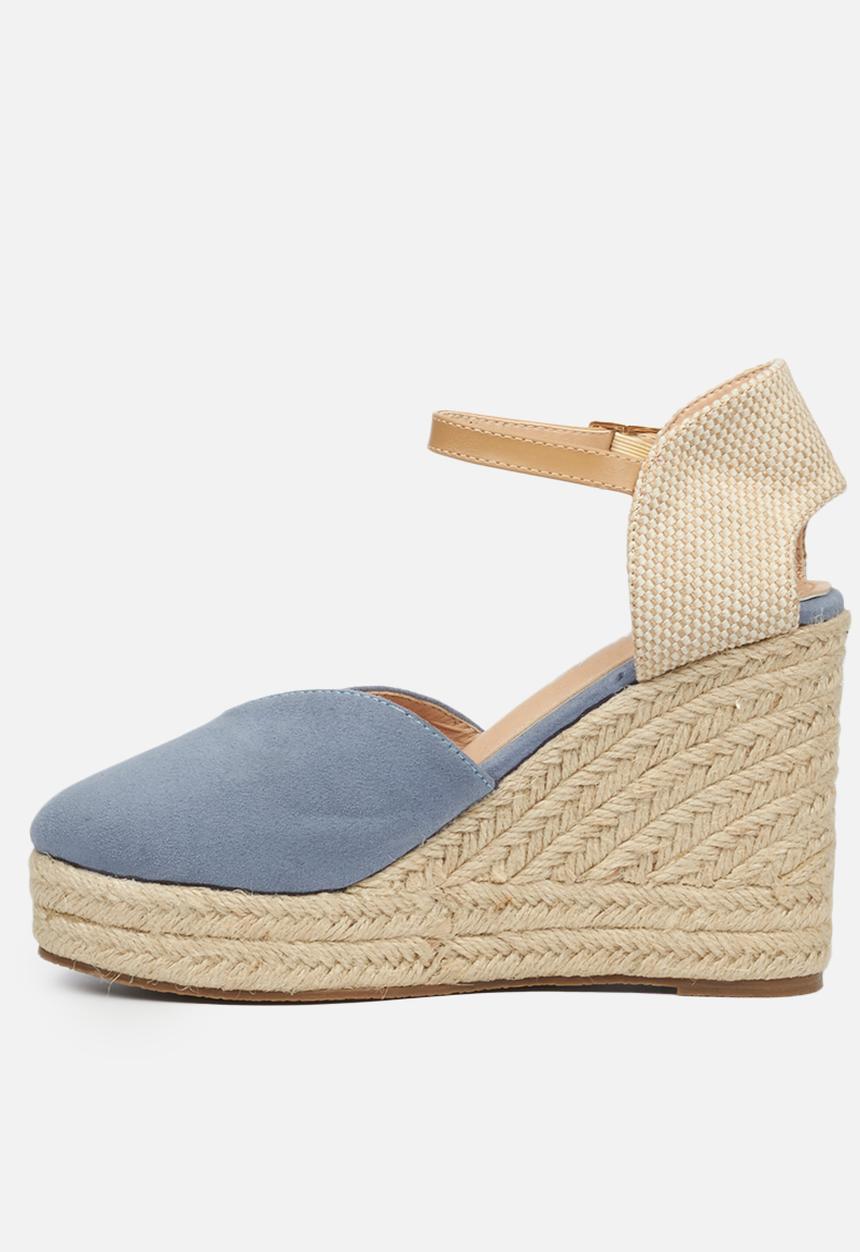 Miss Black - Vendetta1 espadrille wedge - blue