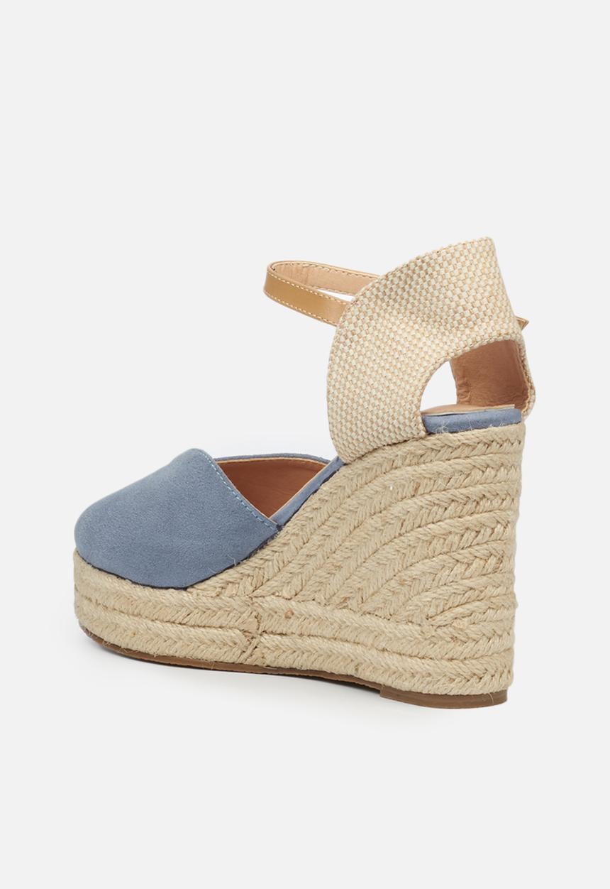 Miss Black - Vendetta1 espadrille wedge - blue