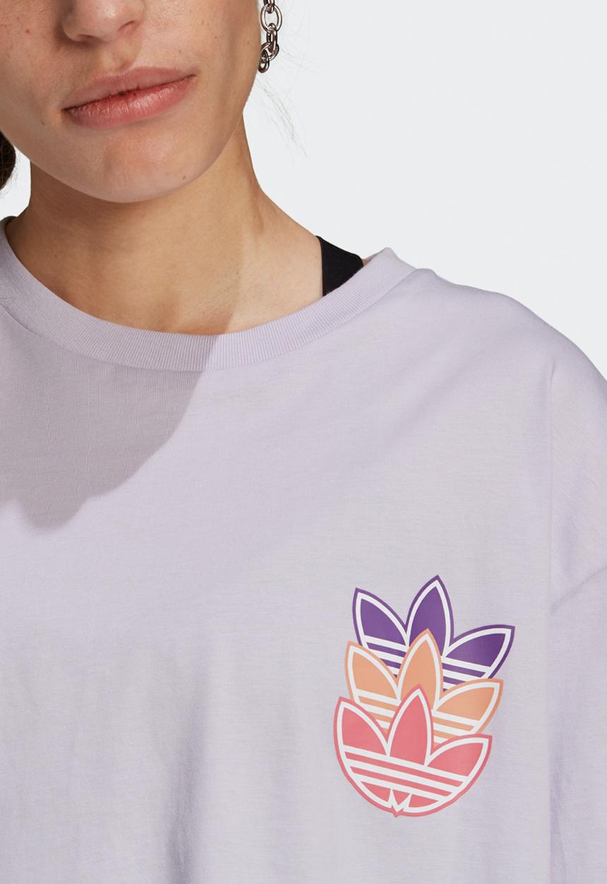 adidas Originals - Short sleeve graphic tee - purple tint