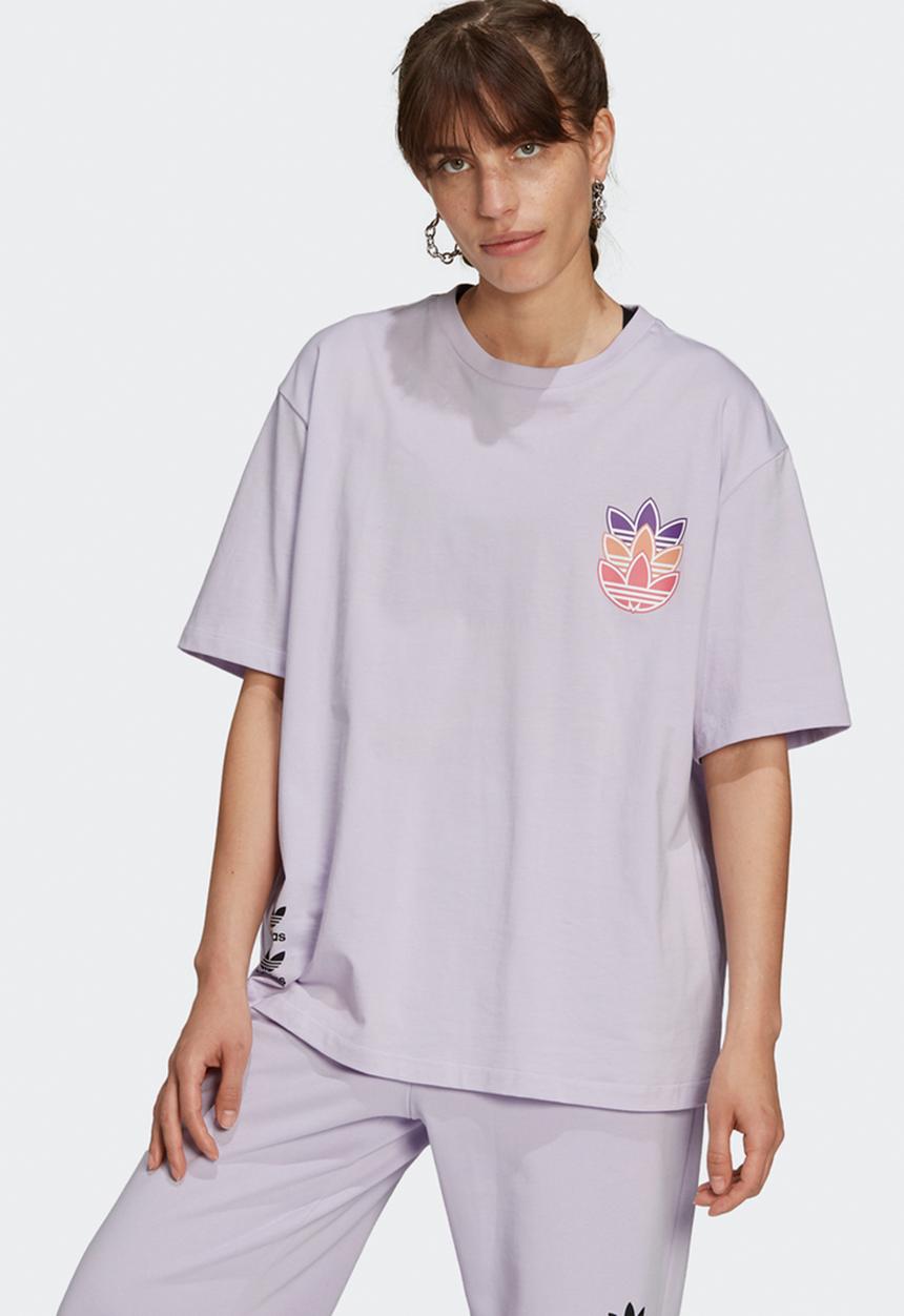 adidas Originals - Short sleeve graphic tee - purple tint