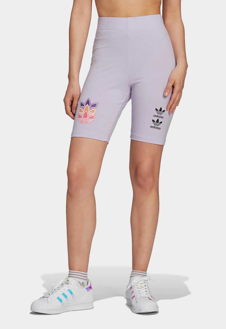 adidas Originals - Cycling tight shorts - purple tint
