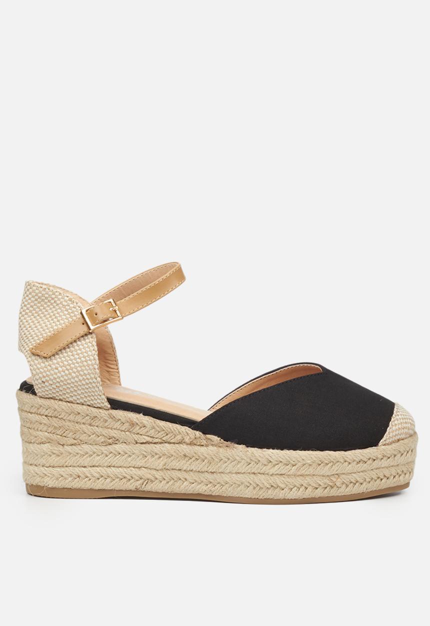 Miss Black - Violette1 espadrille wedge - black