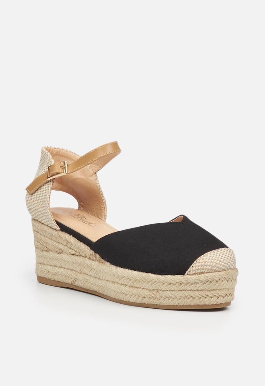 Miss Black - Violette1 espadrille wedge - black