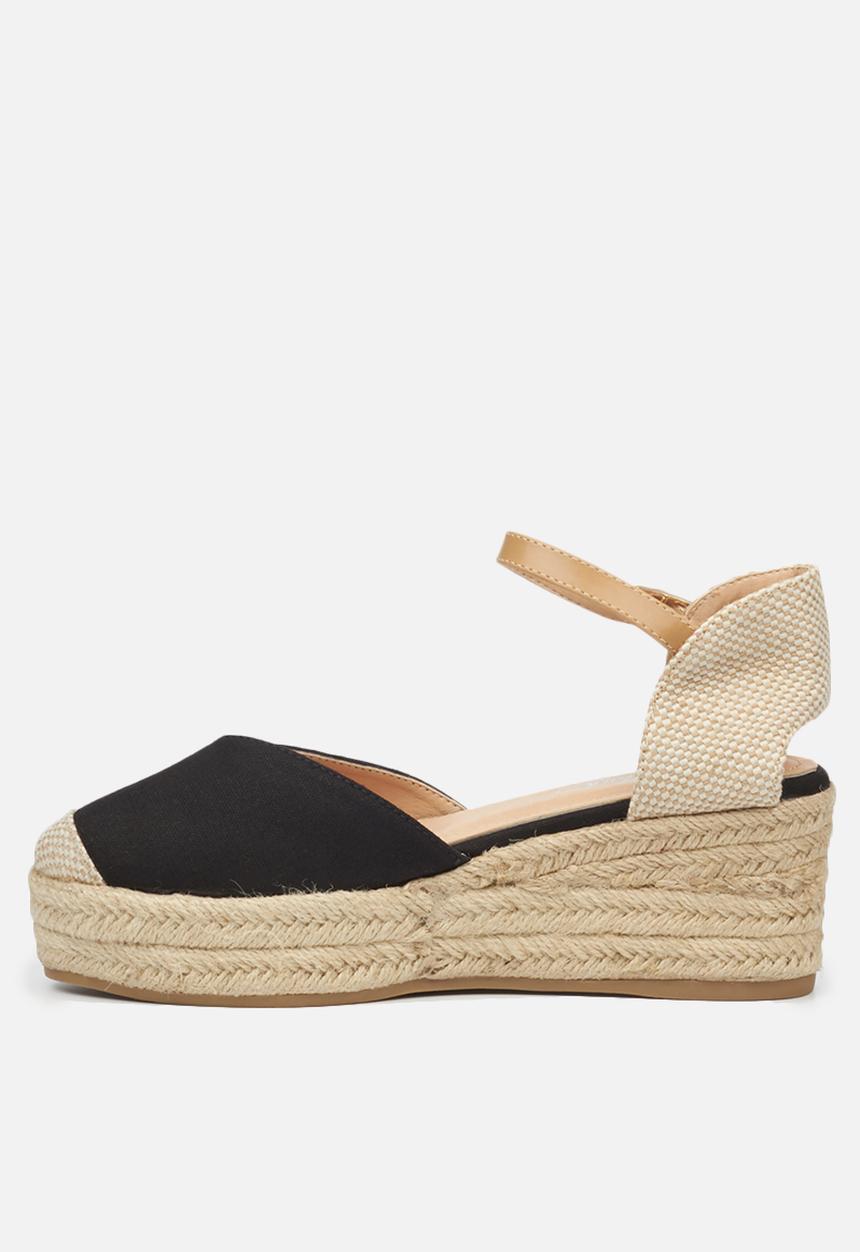 Miss Black - Violette1 espadrille wedge - black