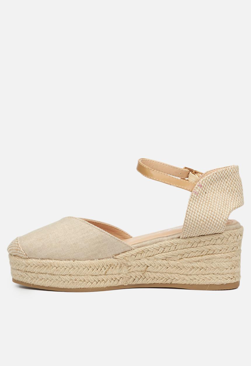 Miss Black - Violette1 espadrille wedge - neutral