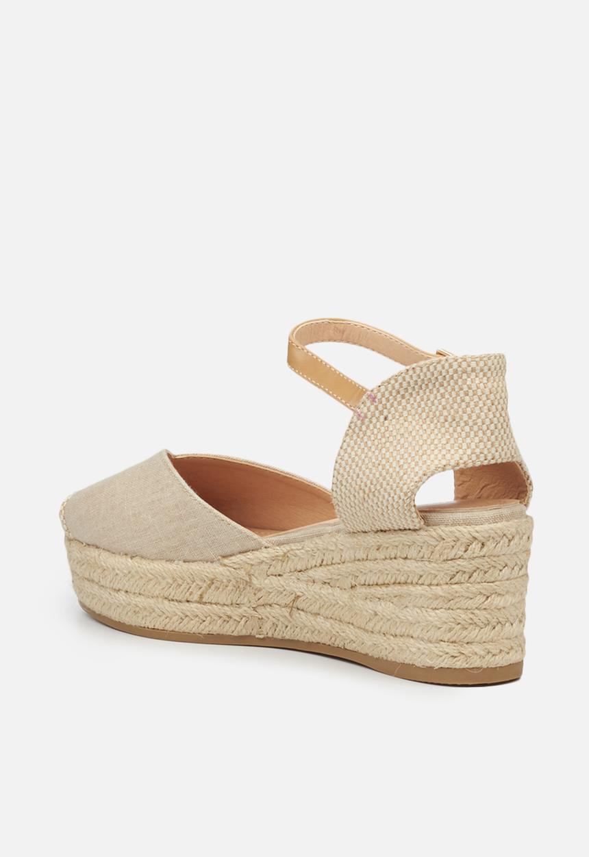 Miss Black - Violette1 espadrille wedge - neutral