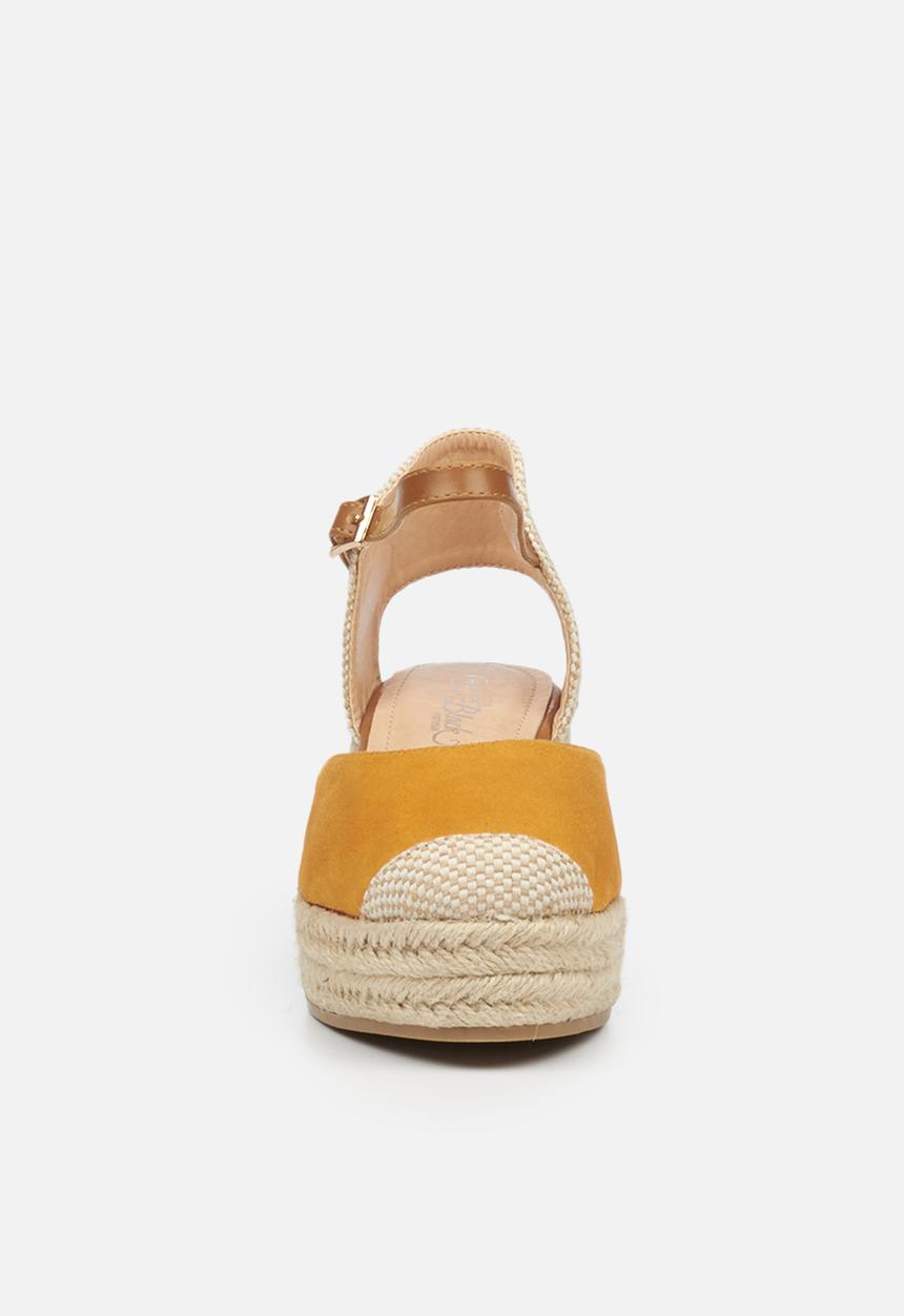 Miss Black - Violette1 espadrille wedge - orange
