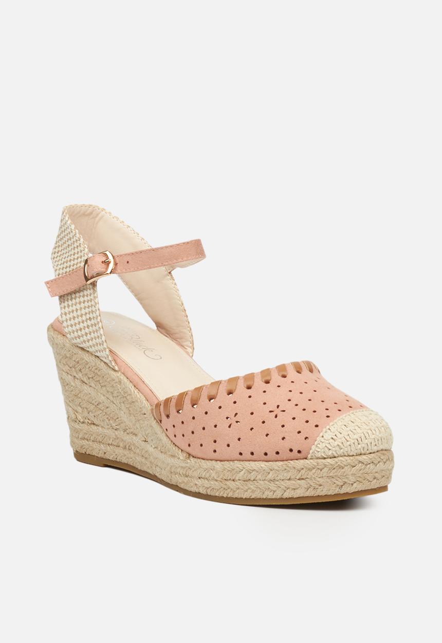 Miss Black - Whip1 espadrille wedge - pink