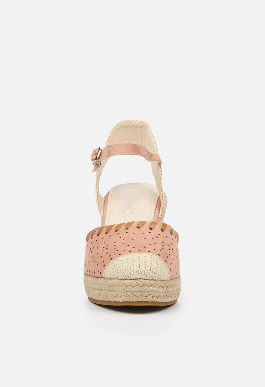 Miss Black - Whip1 espadrille wedge - pink