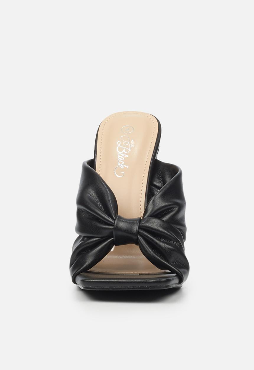 Miss Black - Whisk1 mule heel - black