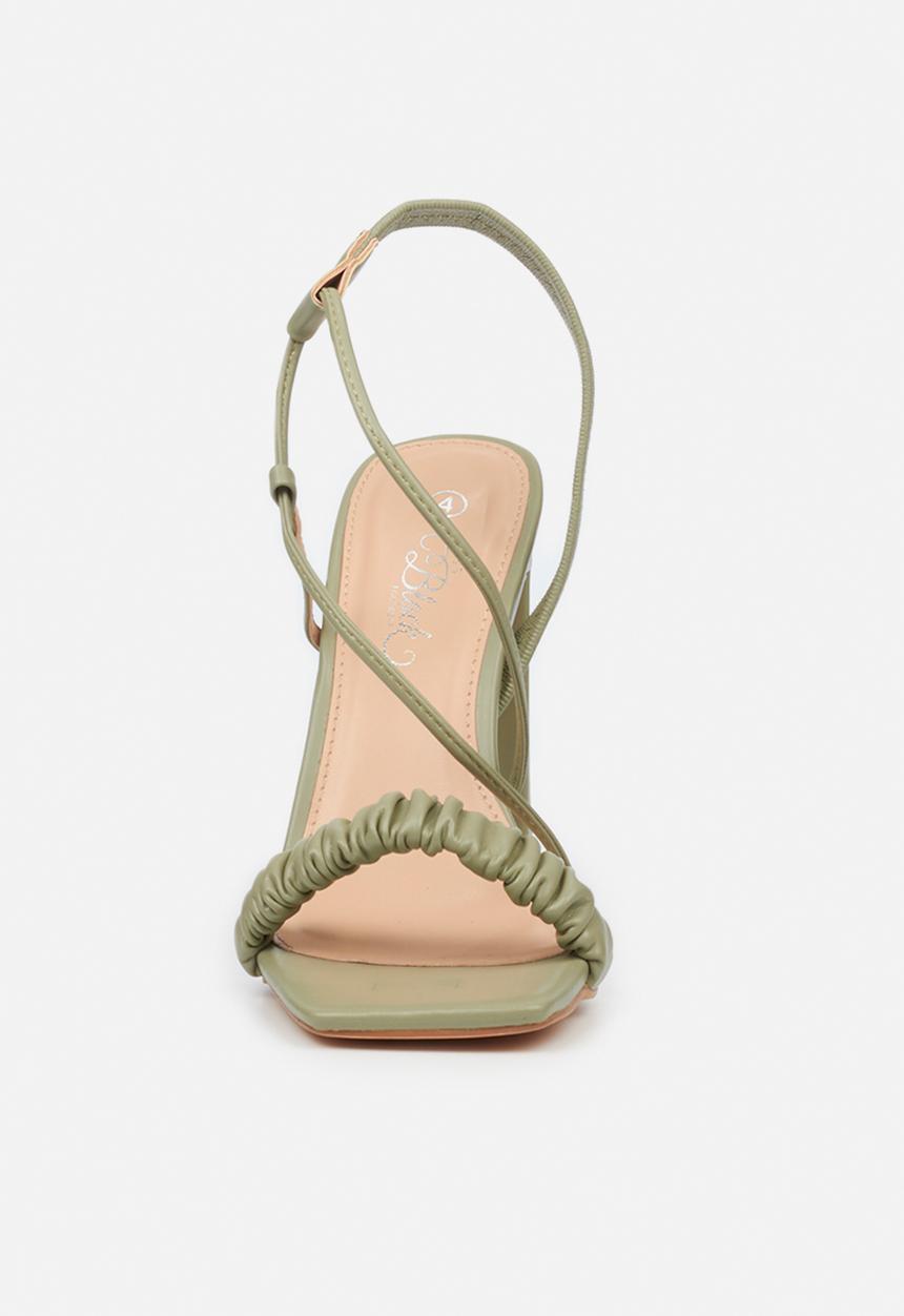 Miss Black - Gin1 heel - green