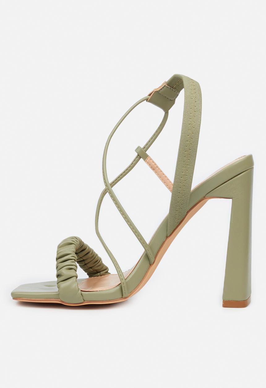 Miss Black - Gin1 heel - green