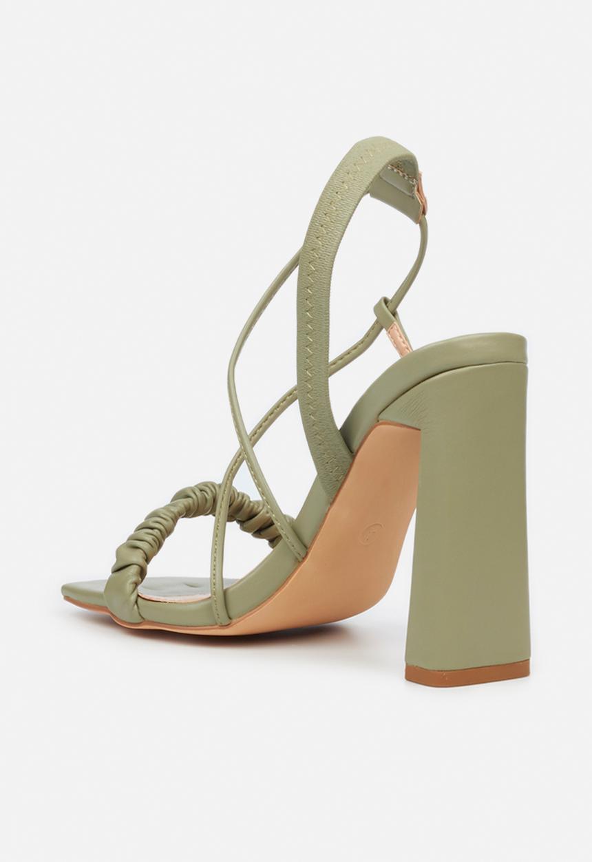 Miss Black - Gin1 heel - green