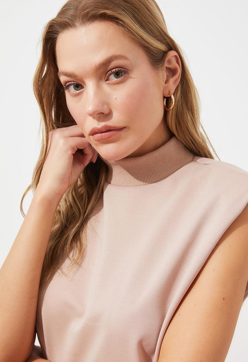 Trendyol - Knitted blouse - beige