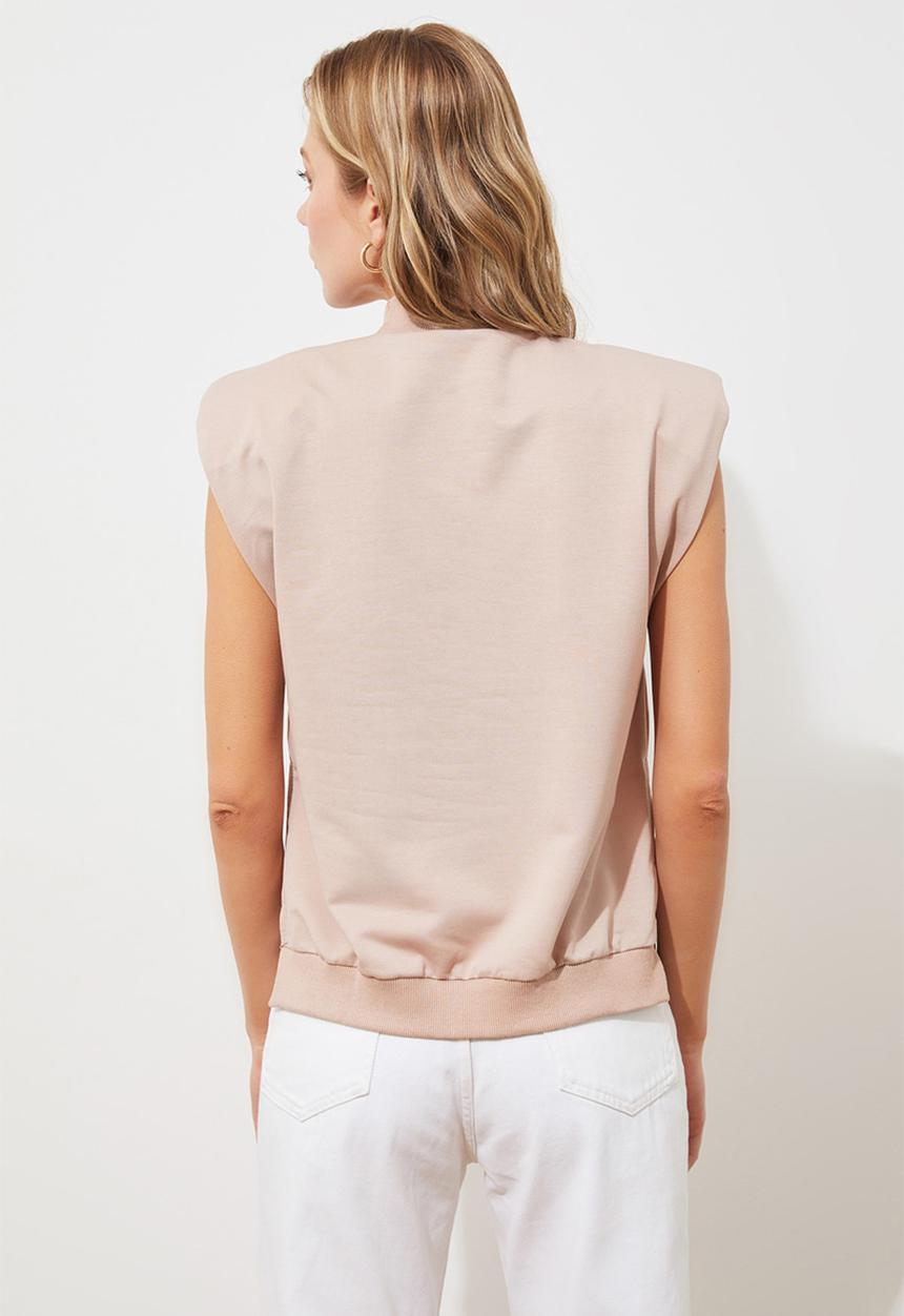 Trendyol - Knitted blouse - beige