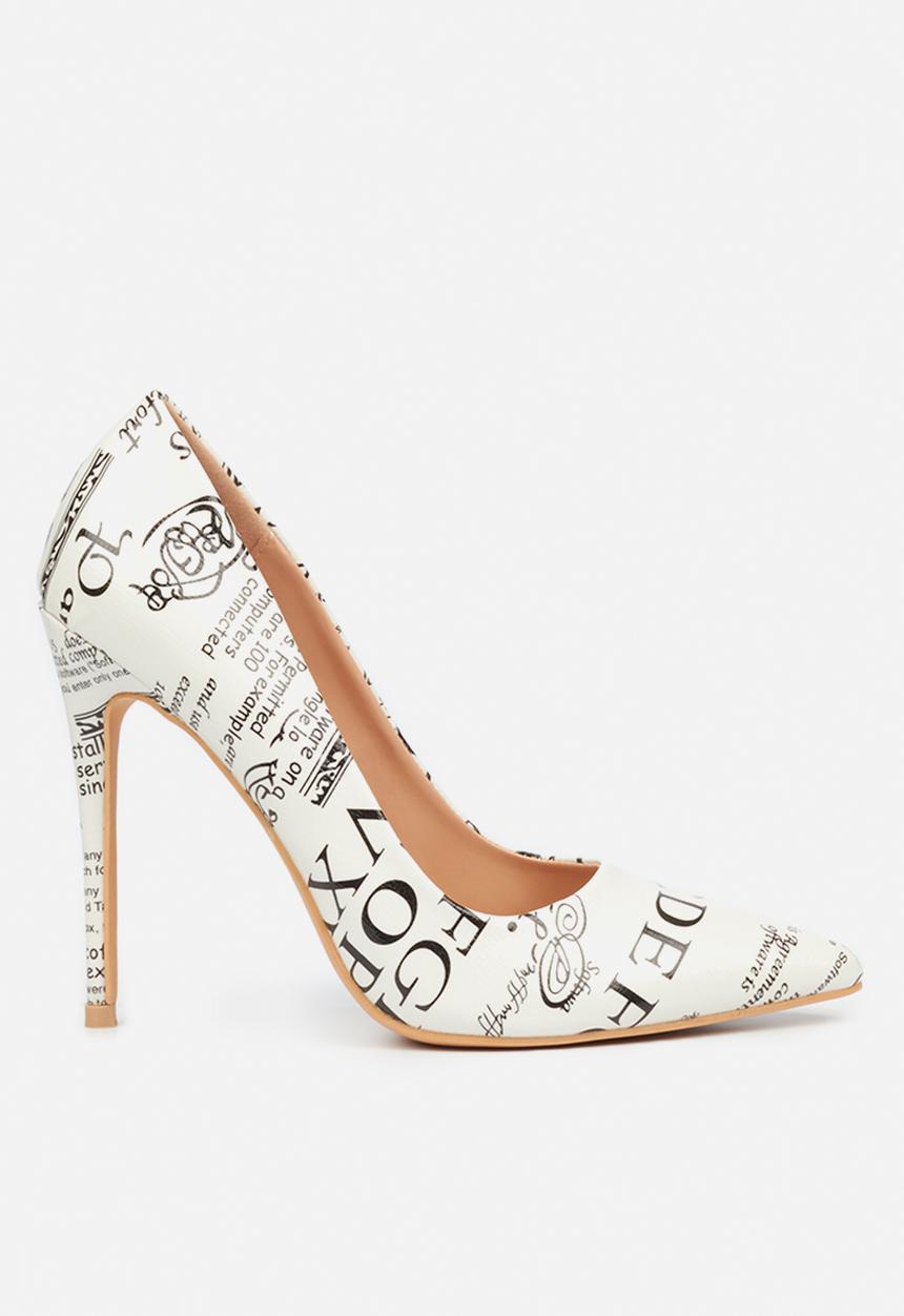 Miss Black - Glossy1 court - white