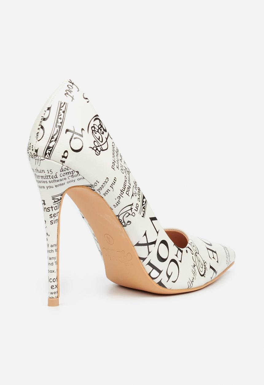 Miss Black - Glossy1 court - white