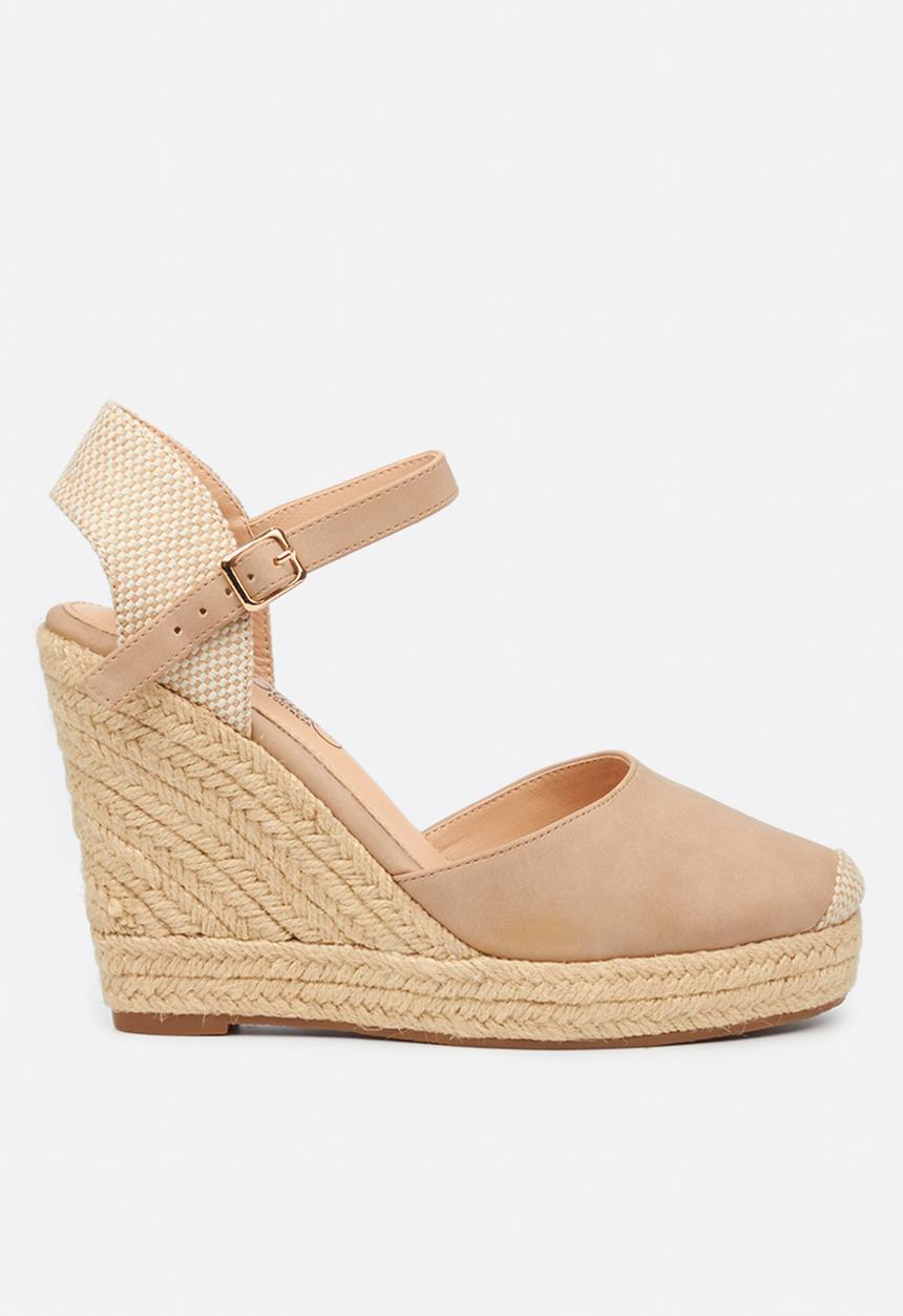 Miss Black - Hooked1 espadrille wedge - taupe