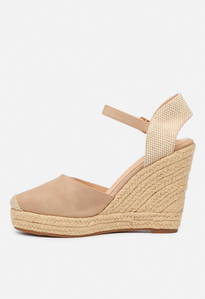 Miss Black - Hooked1 espadrille wedge - taupe