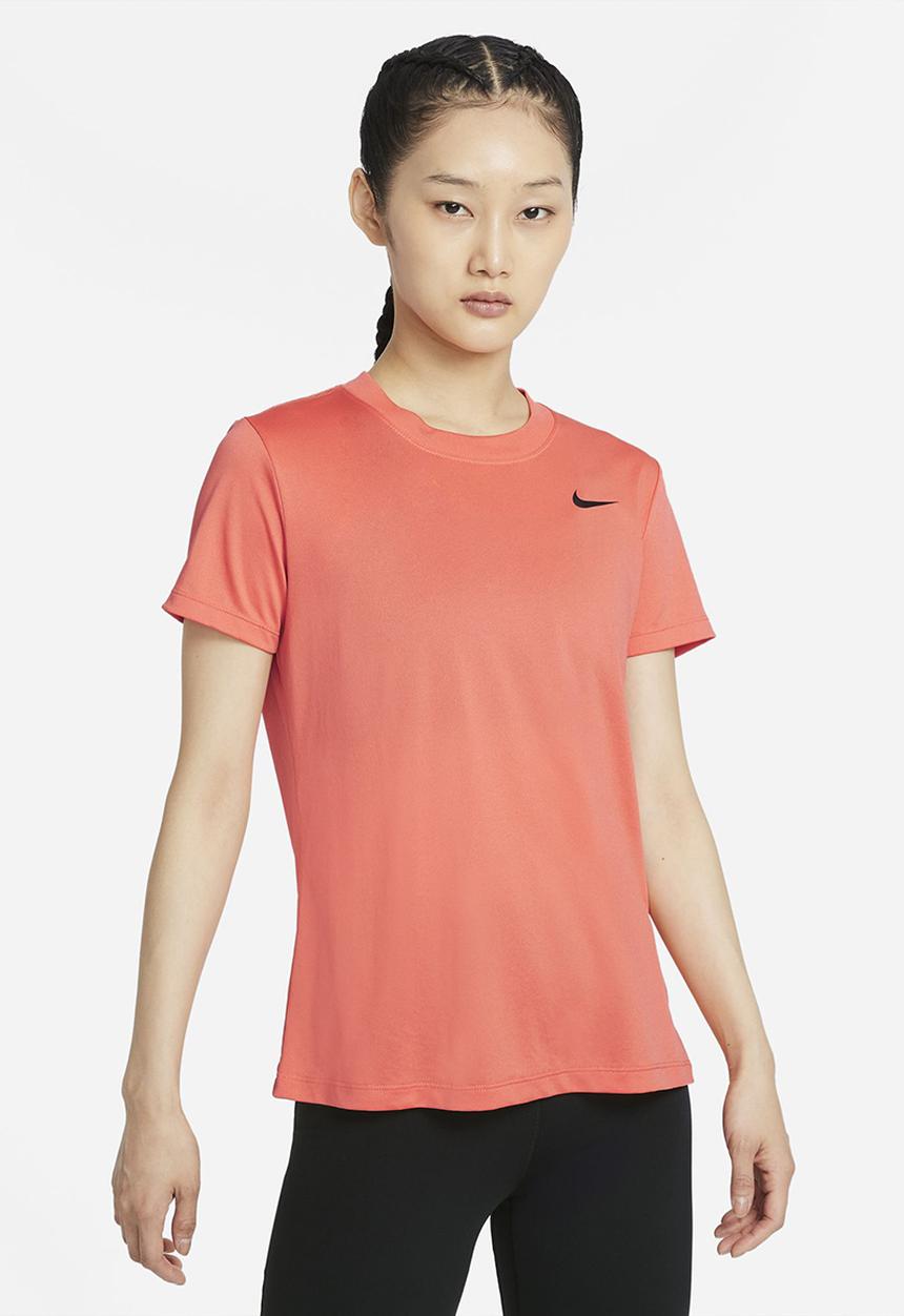 Nike - W Nike dry leg tee crew - peach 