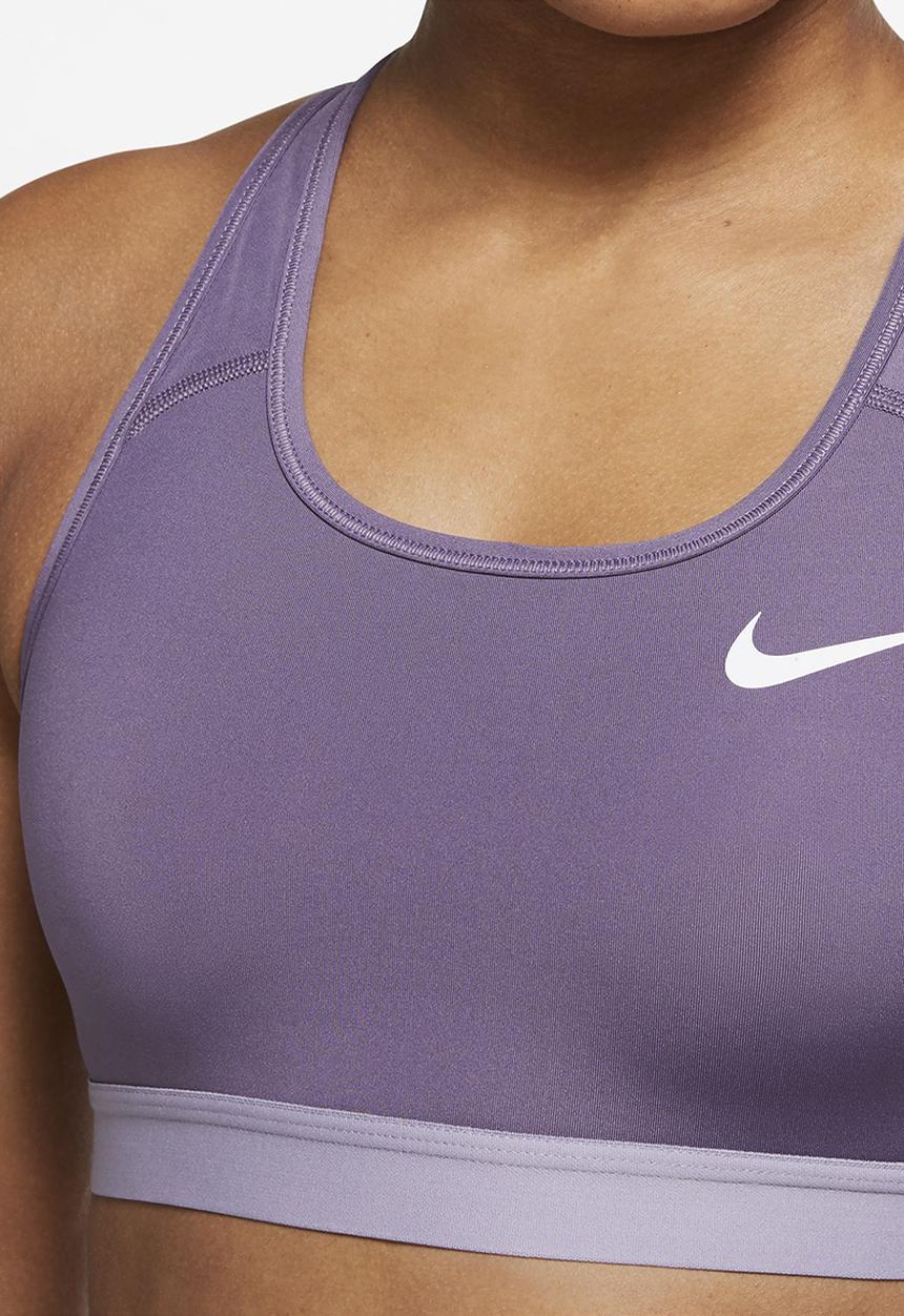 Nike - Nk df swsh band nonpded bra - violet & white