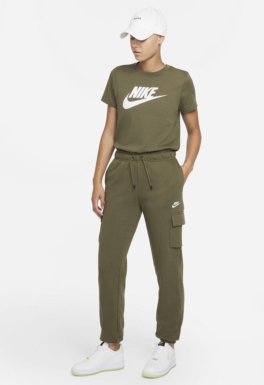 Nike - W nsw tee essntial icon futur - olive