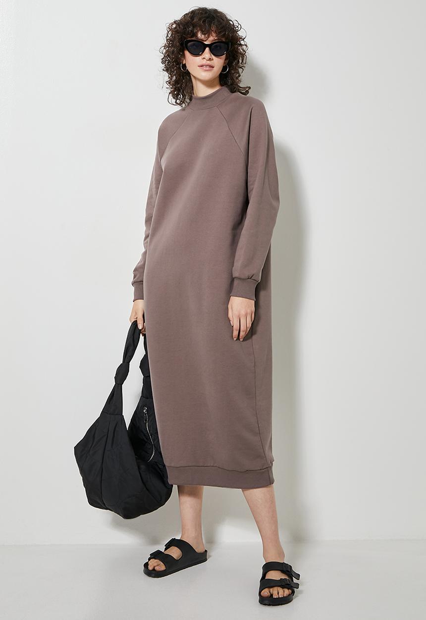 Superbalist - The ultimate sweat dress - peppercorn