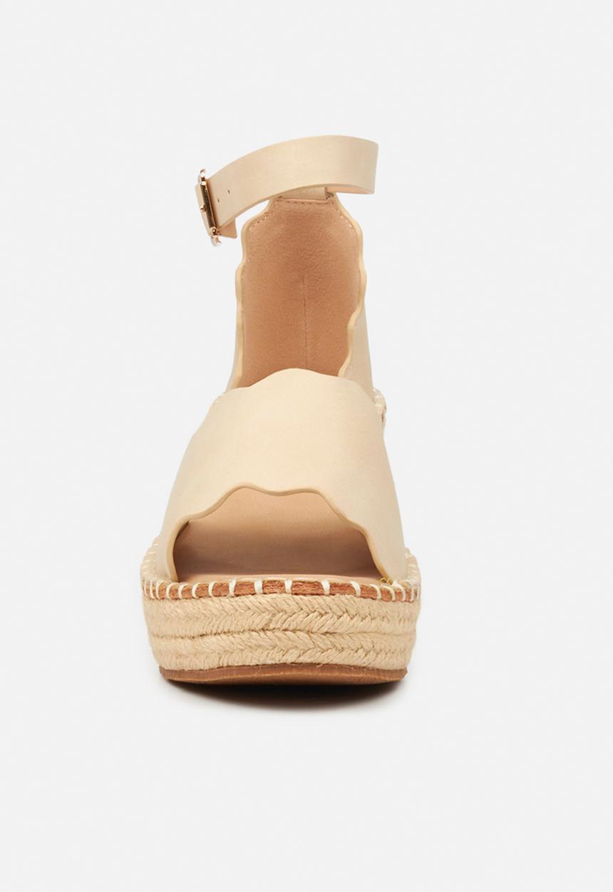 Miss Black - Jayda1 espadrille wedge - neutral