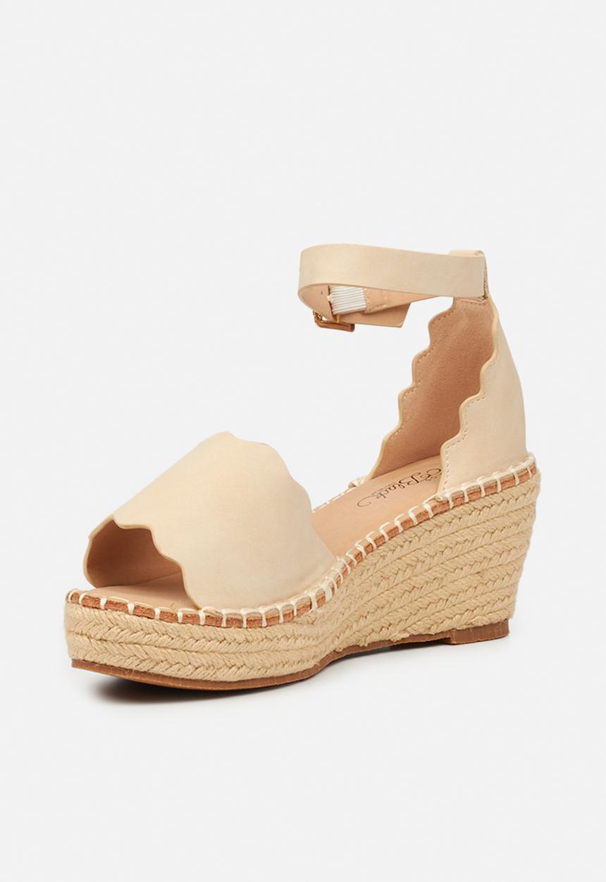 Miss Black - Jayda1 espadrille wedge - neutral