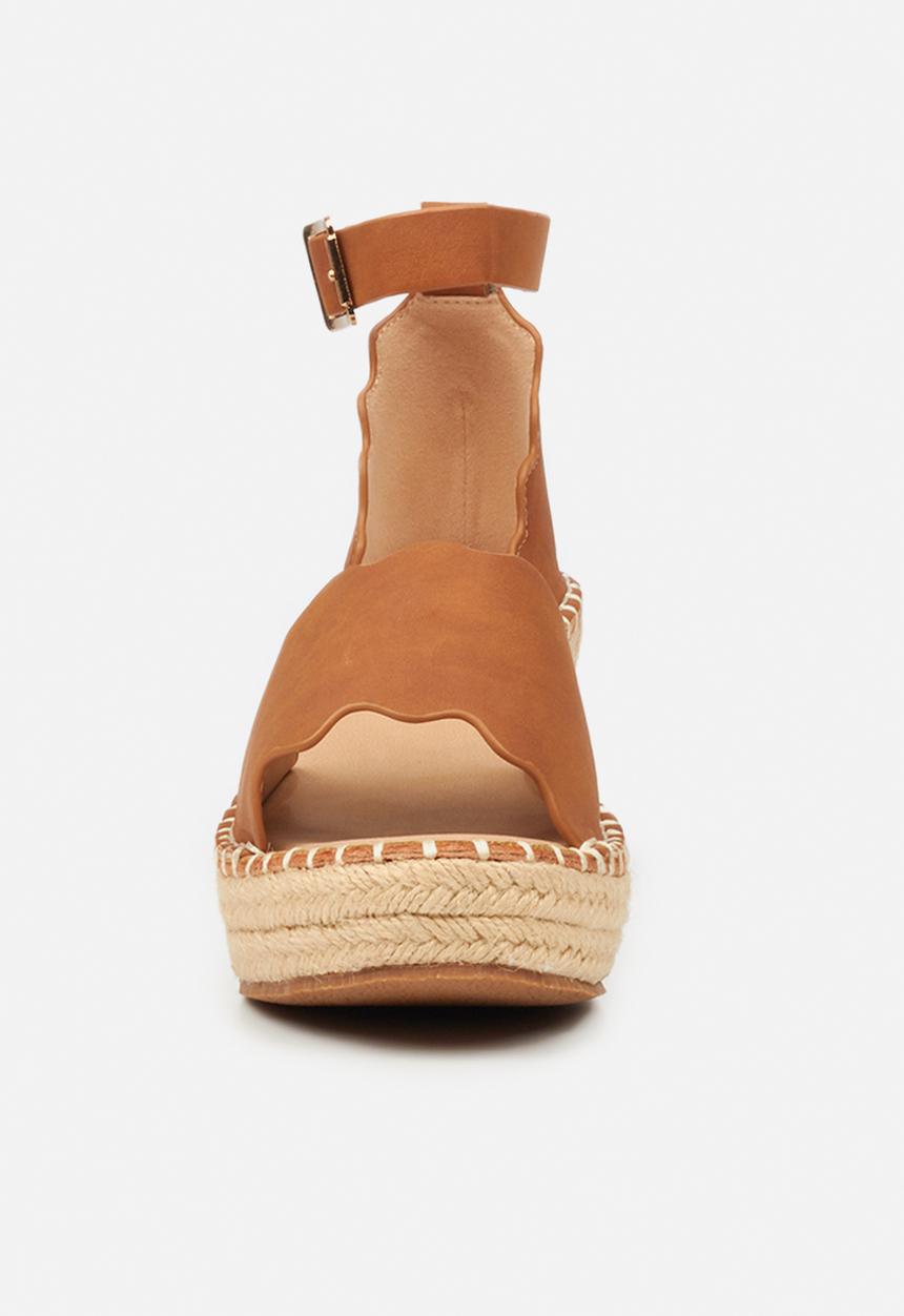 Miss Black - Jayda1 espadrille wedge - tan