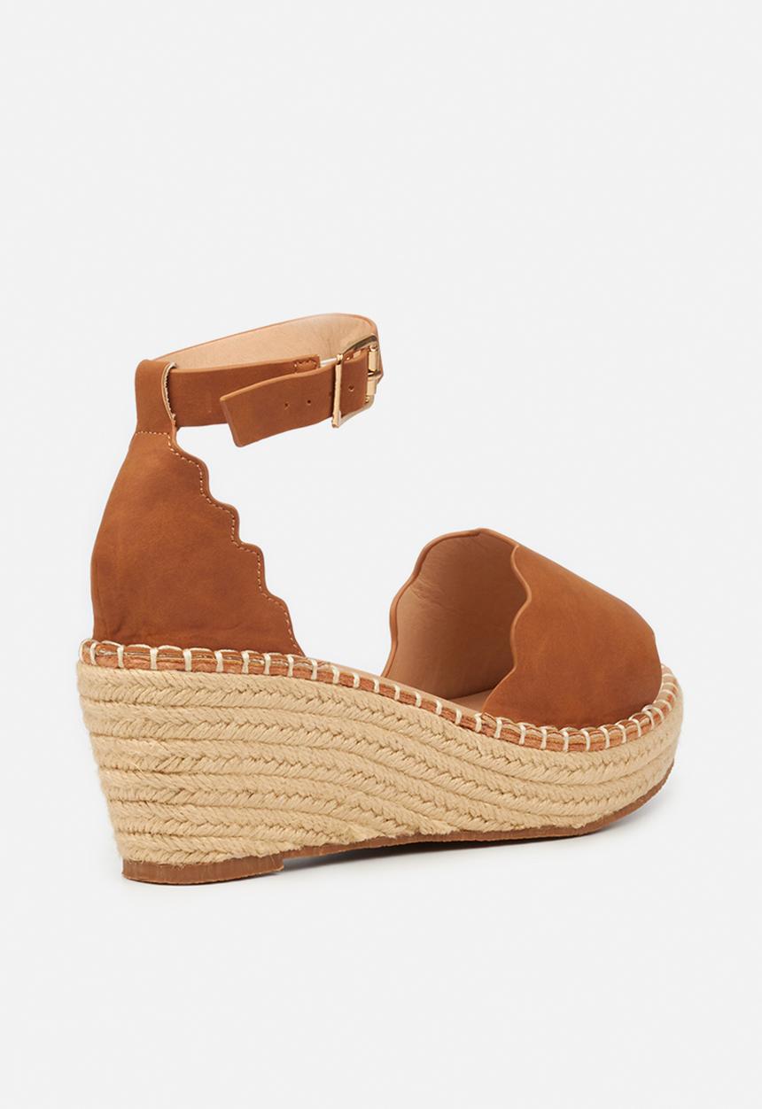 Miss Black - Jayda1 espadrille wedge - tan