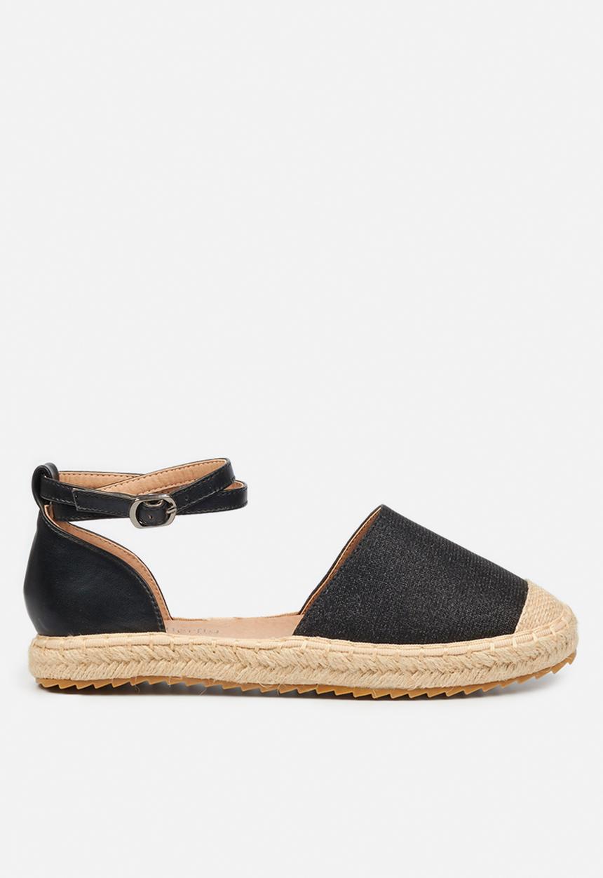 Butterfly Feet - Karla 2 espadrille - black
