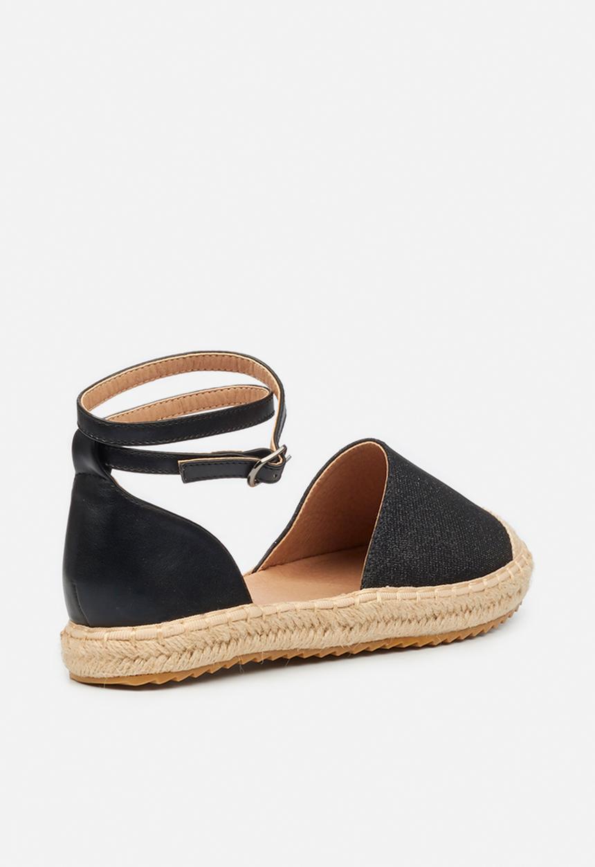 Butterfly Feet - Karla 2 espadrille - black