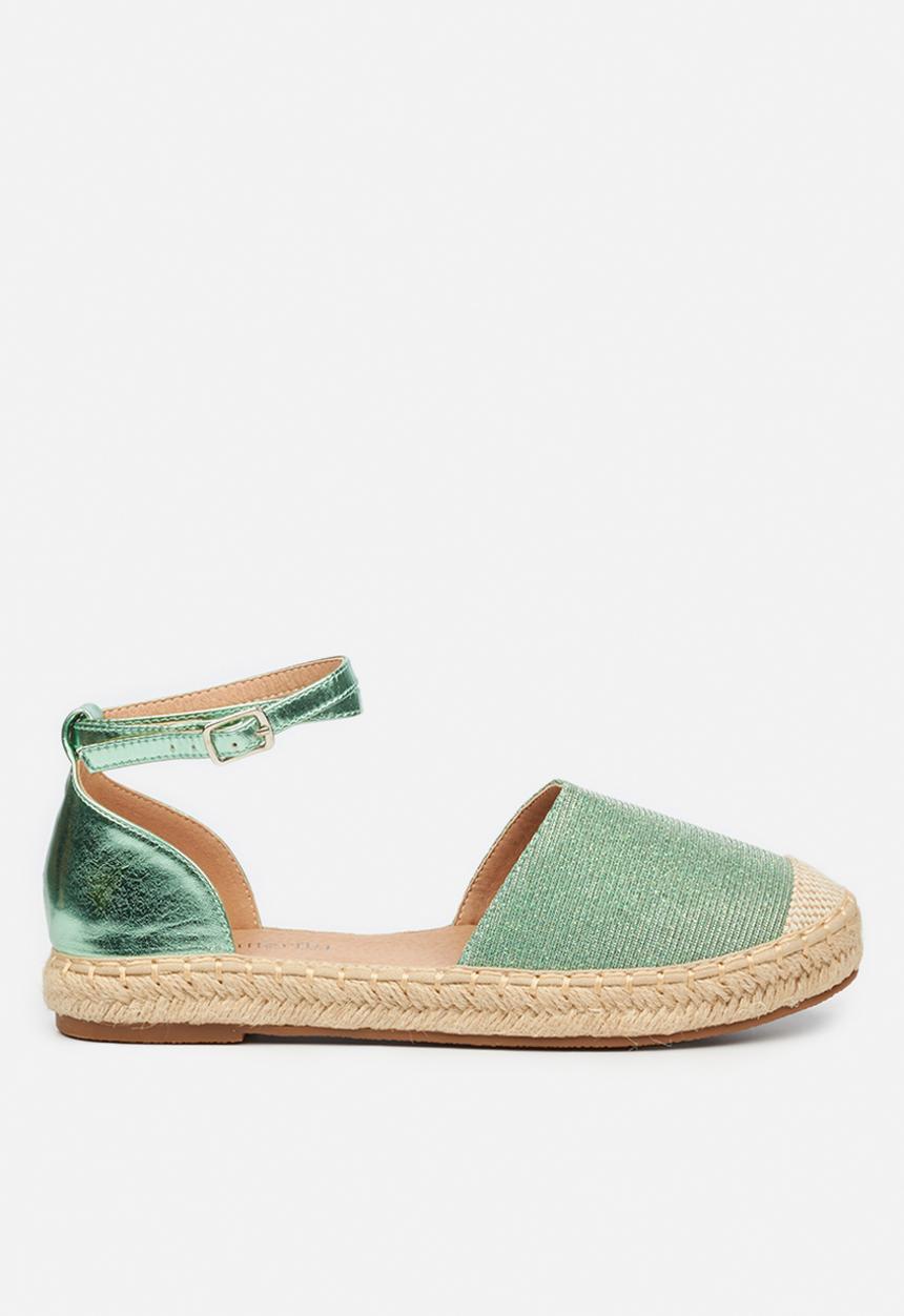 Butterfly Feet - Karla 2 espadrille - green