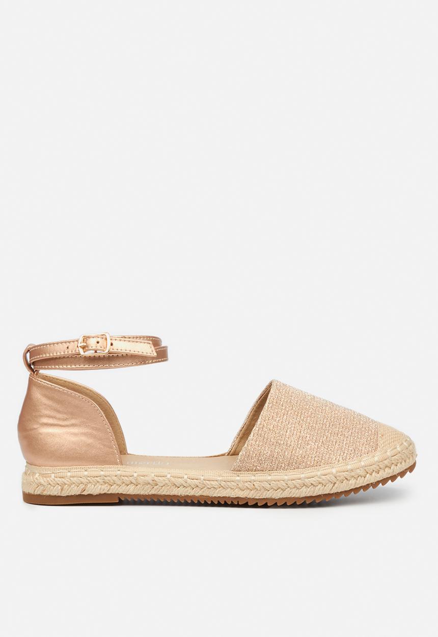 Butterfly Feet - Karla 2 espadrille - rose gold