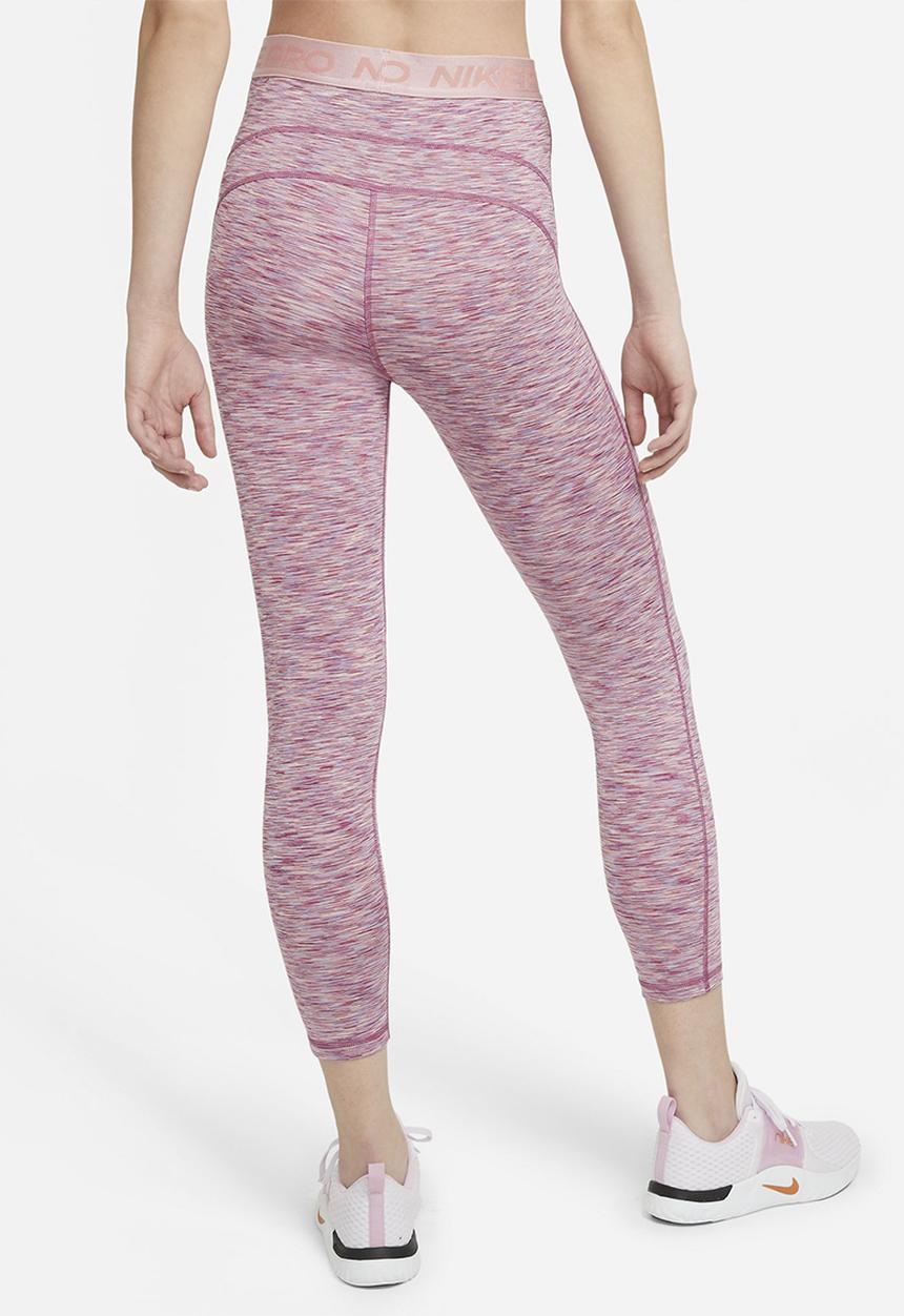 Nike - W Nike pro tight crop sdye ps pp2 - pink