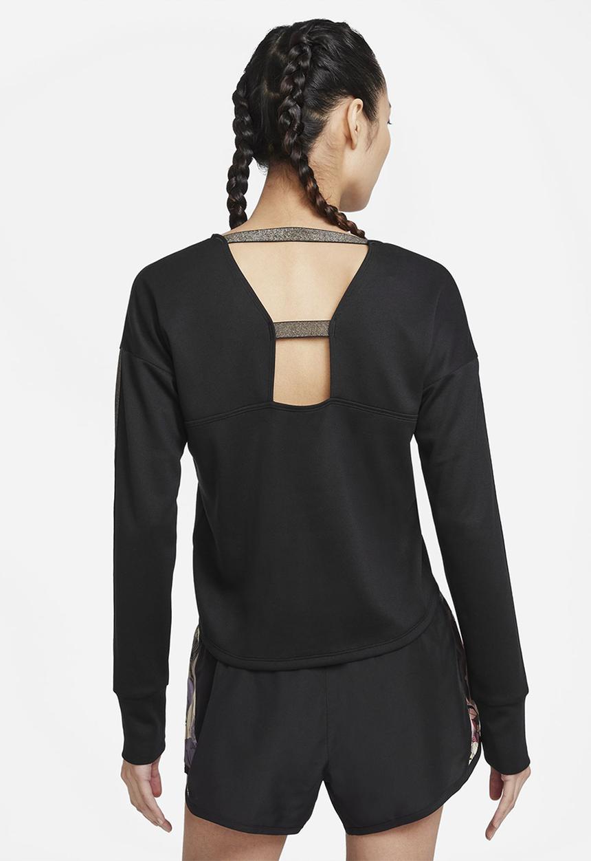 Nike - W Nike midlayer femme - black & gold