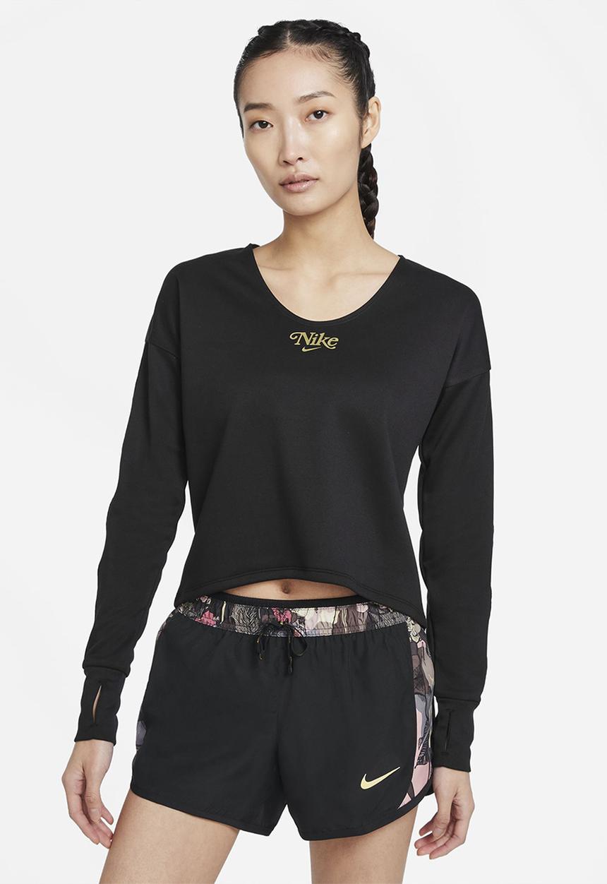 Nike - W Nike midlayer femme - black & gold