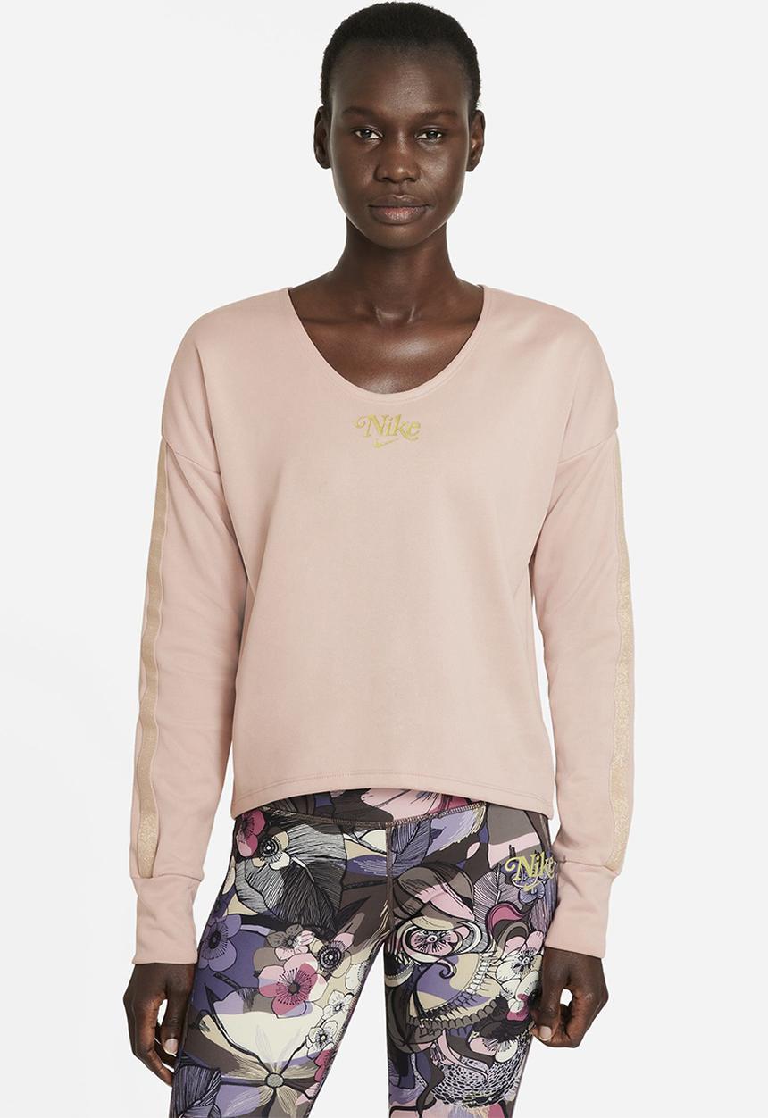 Nike - Nike midlayer femme - pink oxford & metallic gold
