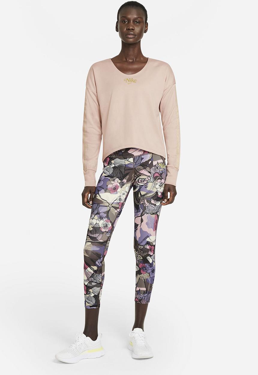 Nike - Nike midlayer femme - pink oxford & metallic gold