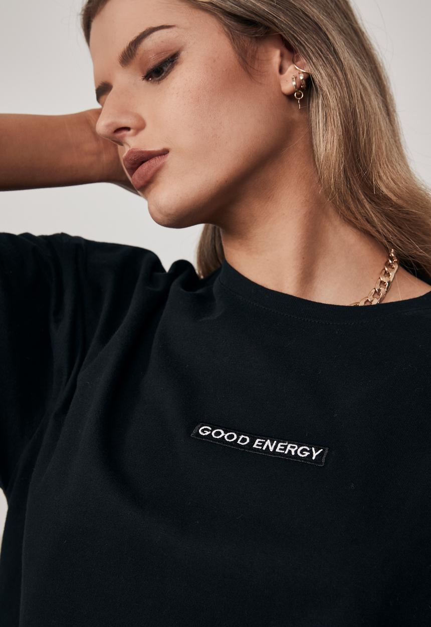 Factorie - Super relaxed graphic tee - black