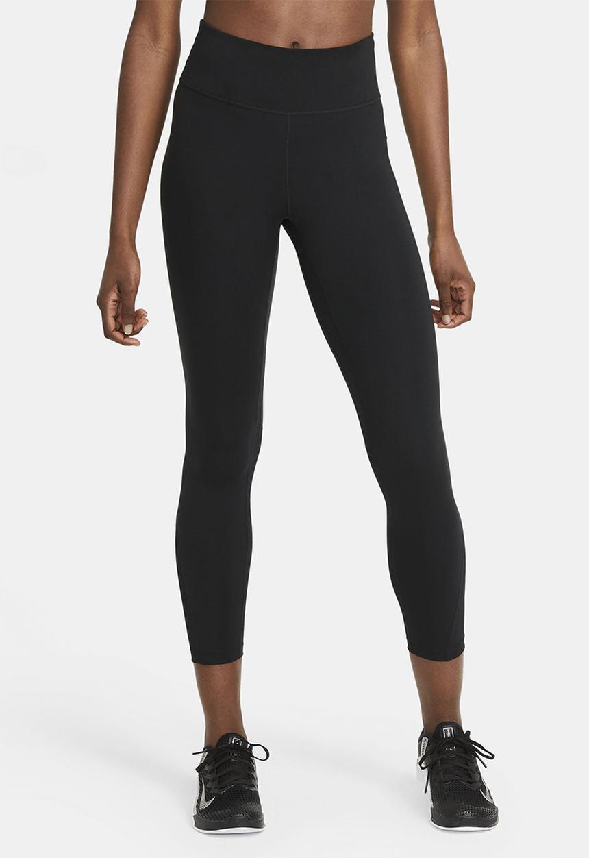 Nike - W Nike one df mr 7/8 tight - black & white